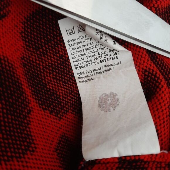 RIVER ISLAND Leopard Print Fine Knit Sweater T-Neck Top Sz M - Picture 9 of 12